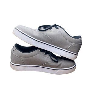 Heelys Men's Size 10 Launch 20 Canvas Wheeled Skate Sneakers‎ 770157 Gray